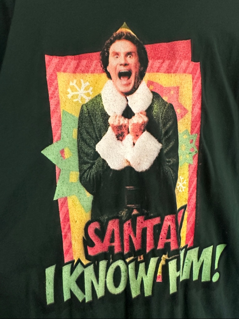 ELF Graphic Tee - "Santa? I Know Him!" - Picture 2 of 4